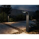 Independence 12 AC/DC 2.75 watt Textured Black Curved Path Light in 3000K